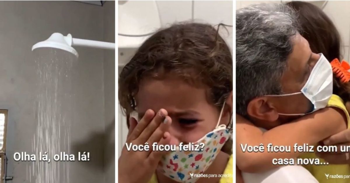 Menina Chora Ao Saber Que Ter Chuveiro Gua Quente Em Casa