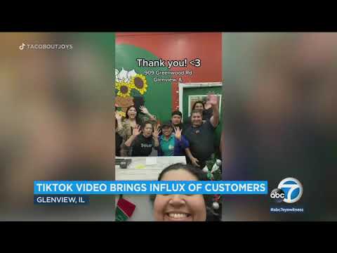 Daughter's TikTok brings customers to mom's empty taco shop