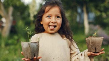 Benefícios da jardinagem para crianças