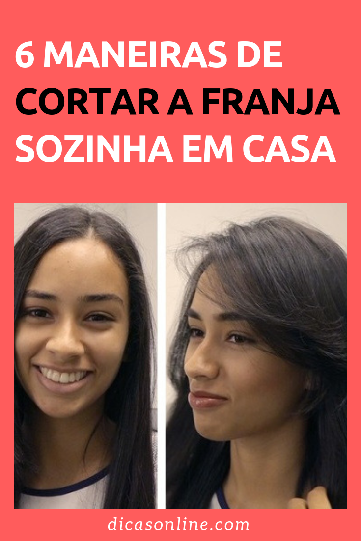 Como cortar franja sozinha