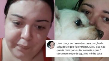 Desempregada começou a vender salgados e sofreu preconceito por ter animais em casa