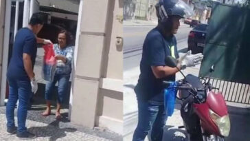 Motoboy faz entregas gratuitas para que idosos não saiam de casa durante pandemia