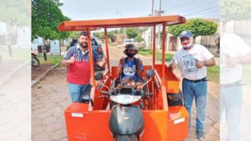 Vendedor de rua e deficiente, Pablo ganhou cadeira motorizada para facilitar dia a dia