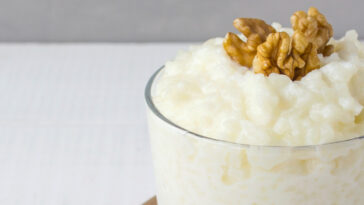 arroz doce de micro ondas