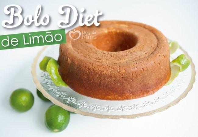 bolo de limão light