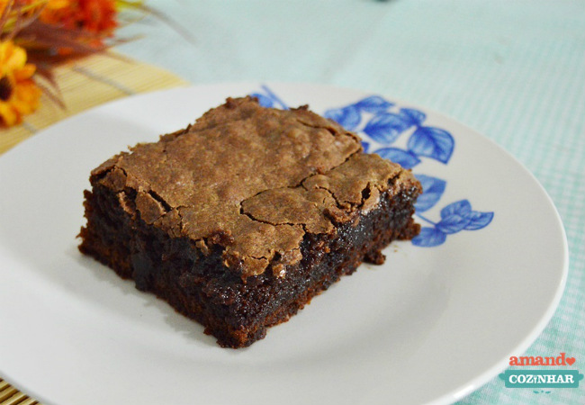 brownie de chocolate