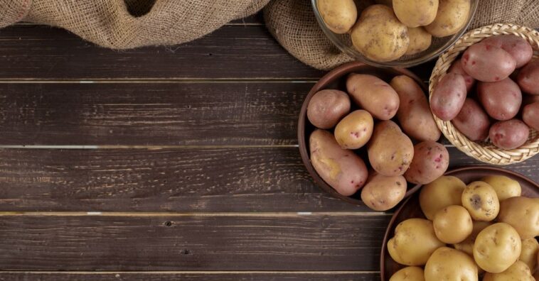 como limpar e preparar batata para cozinhar