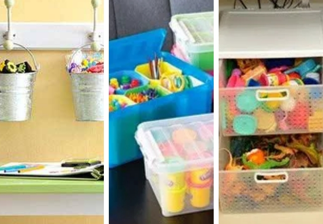 dica de como organizar brinquedos miúdos