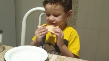 gabriel recebeu pizza sem recheio