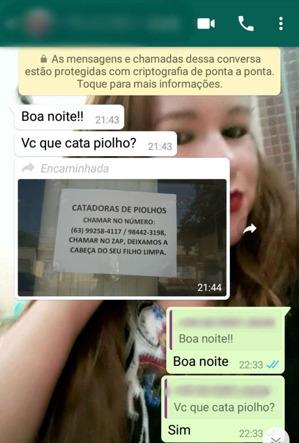 mães desempregadas piolho