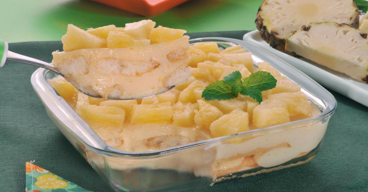 Pavê de abacaxi: veja três receitas com essa fruta deliciosa