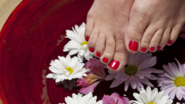 pedicure em casa