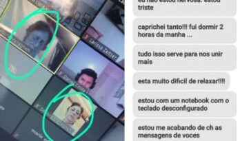 professora não consegue dar videoaula e alunos ajudam