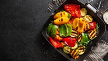 verduras e legumes no forno